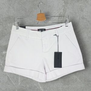 DEAR JOHN Hampton Shorts Trouser Fit Mid Low Rise Cuffed Hem Stretch Size 29